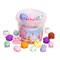 24 Pcs Squishies Squishy Toy Party Favors for Kids Mochi Squishy Toy moji Kids Mini Kawaii squishies Mochi Stress Reliever Anxiety Toys Easter Basket Stuffers fillers with Storage Box